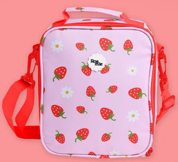 ROAMIE LUNCH BAG - STRAWBERRIES